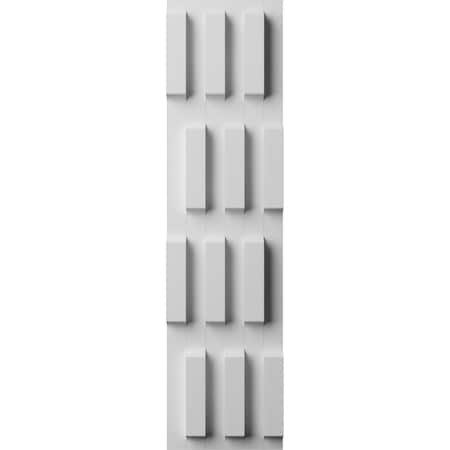 Ekena Millwork 6inW x 24inH x 1inT EdgeCraft Indus Style Seamless Wall Tile, 8PK WPPVC06X24EIN8